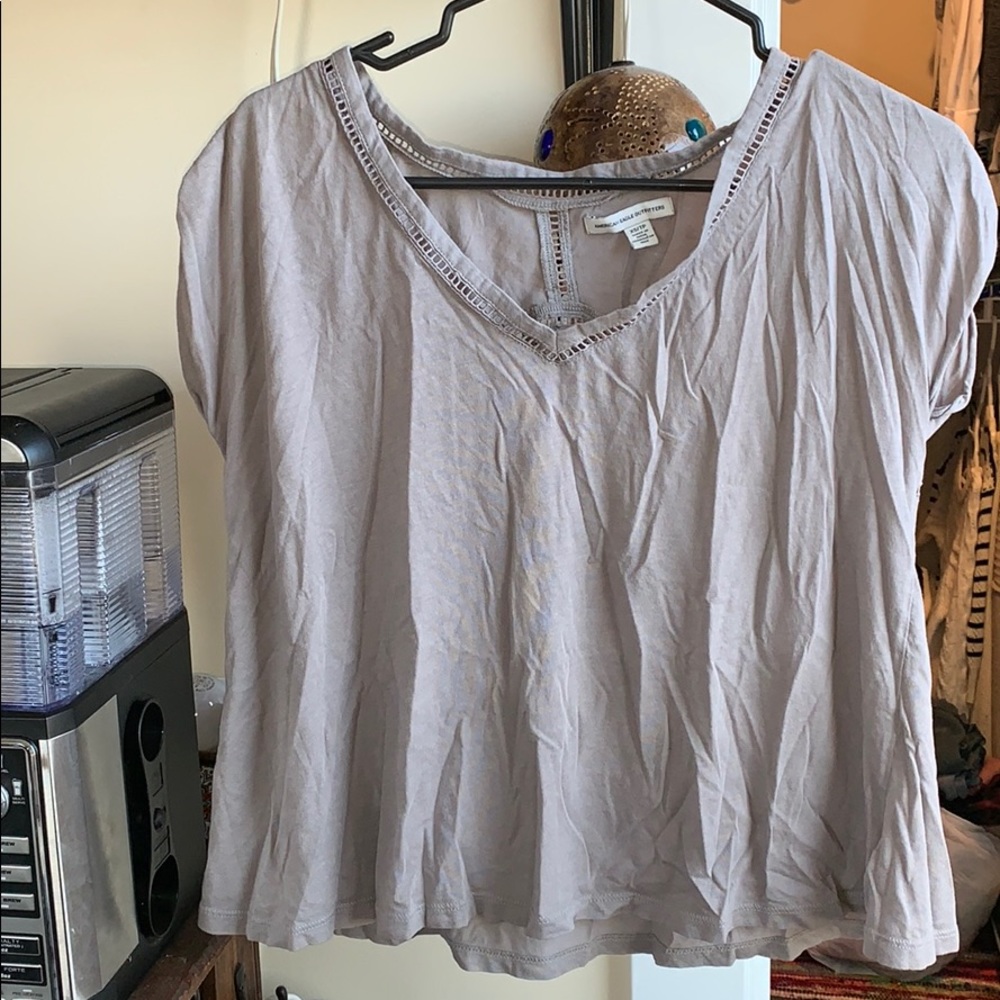 Vneck loose shirt
